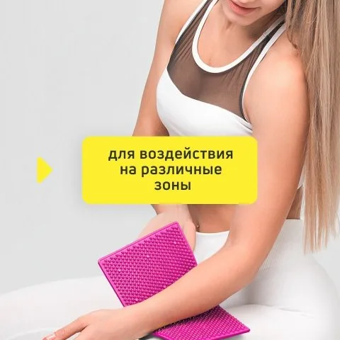 Коврик массажный металло-магнитный для шеи и роста волос (оригинал), Лаборатория Кузнецова