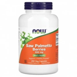Palma Sabalowa przy AGA, Saw Palmetto, 250 kapsułek, 550 mg, NOW Foods