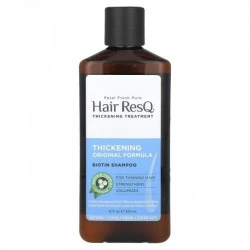 Szampon zagęszczający włosy z biotyną, miętą, rozmarynem, palmą sabalową i kofeiną, Petal Fresh