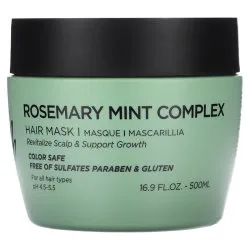 Маска с розмарином, мятой и биотином, Luseta Beauty