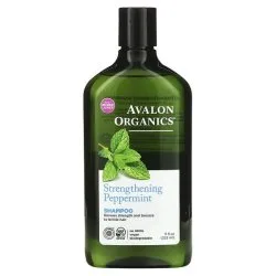 Укрепляющий шампунь с перечной мятой и алоэ, Avalon Organics