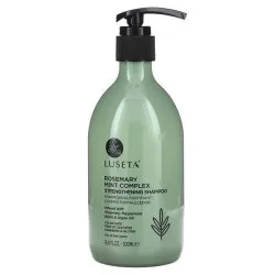 Шампунь укрепляющий с розмарином, мятой, биотином, Luseta Beauty