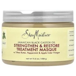 Укрепляющая маска с ямайским черным касторовым маслом и мятой, SheaMoisture
