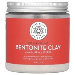 Целебная бентонитовая глина для очищения и питания кожи головы, Pure Body Naturals