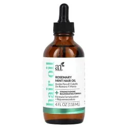 Масло для роста волос с розмарином, мятой, витамином Е, artnaturals